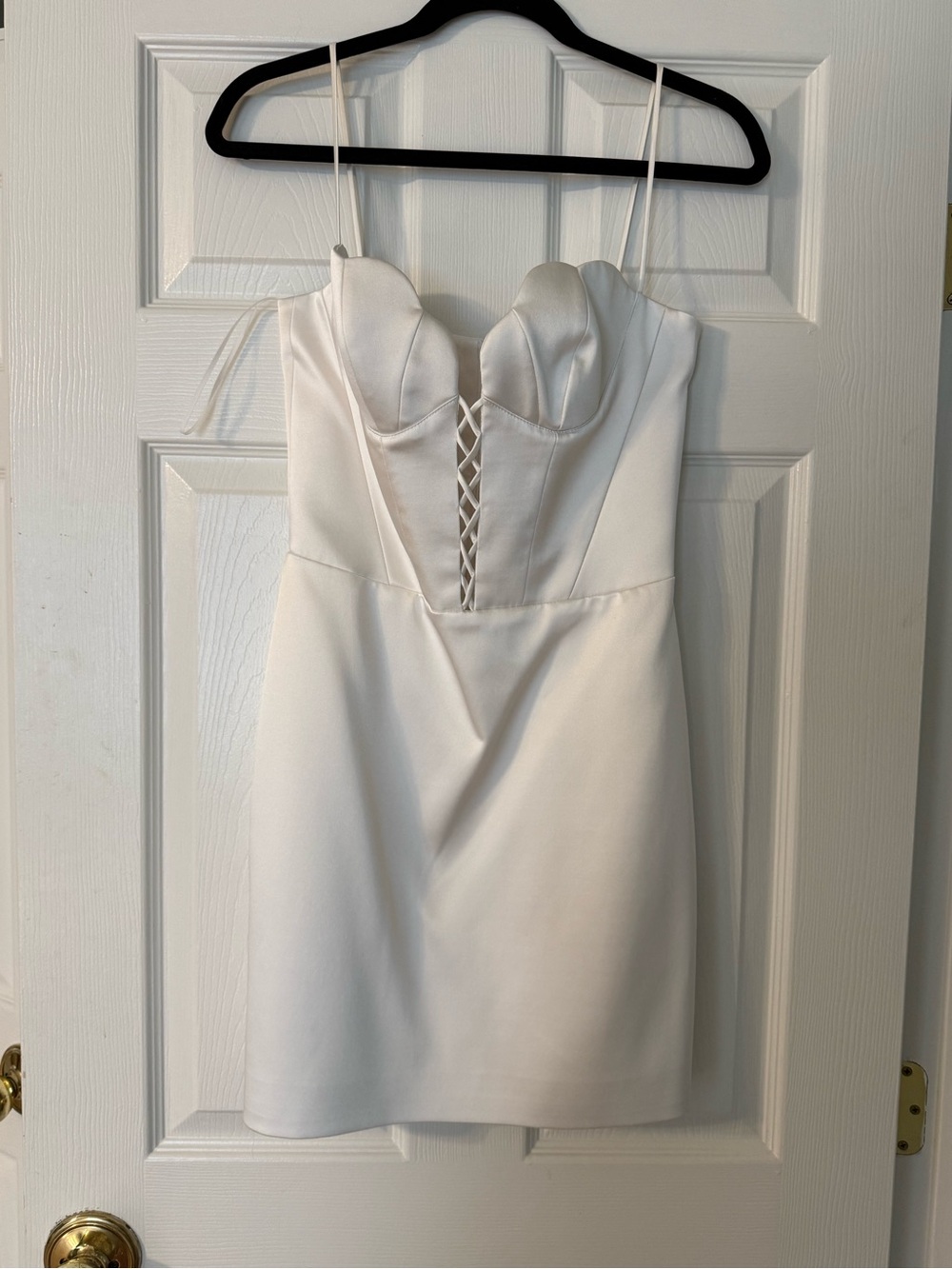 White Mini Dress Wedding Party